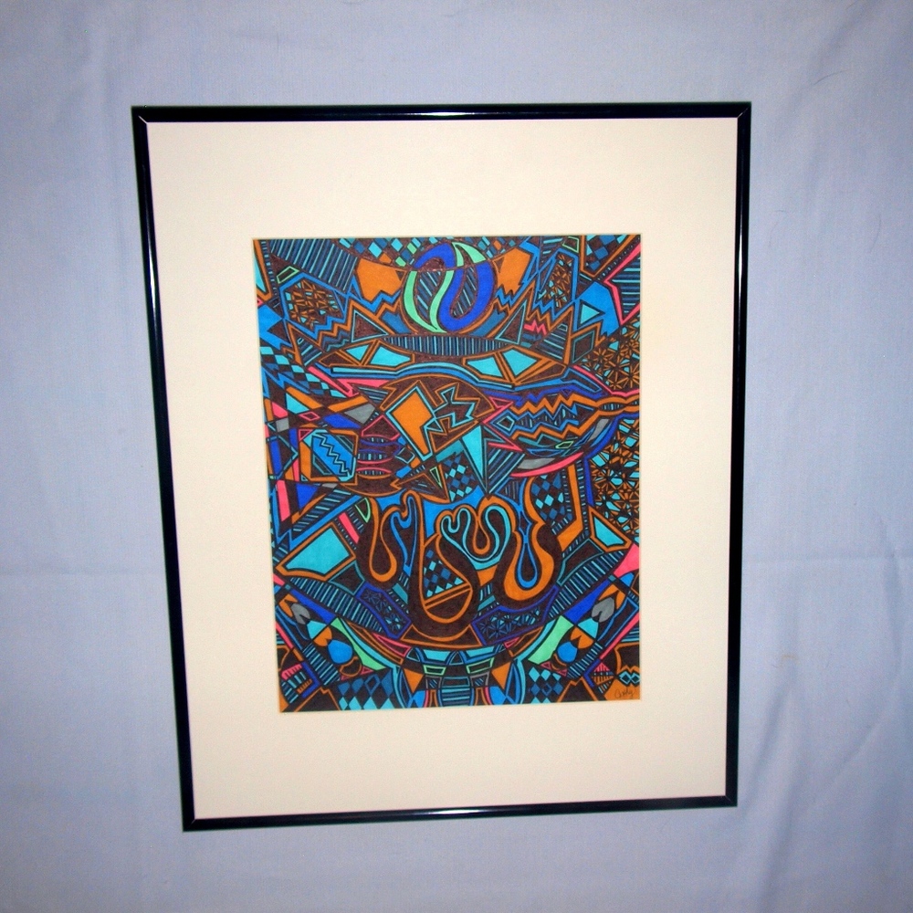 Success by Cathy Original Art Framed Abstract Art